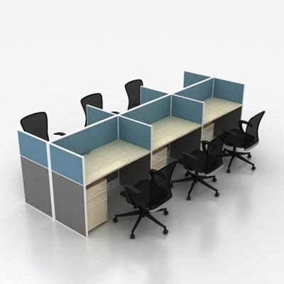 China Modern Executive Modern Table Staff Office Furniture Low Price Modular Workstation Desk with Drawer for sale