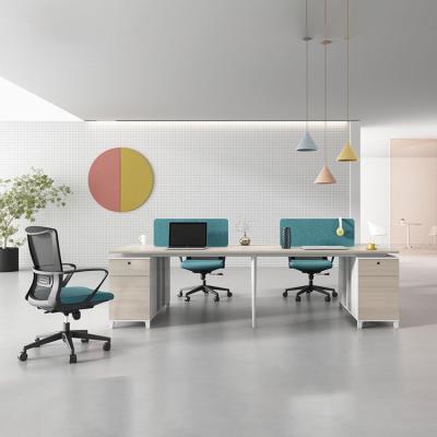 China Strict 4 Person Computer Cubicle Workstation Furniture Modern Modular Workstation for sale