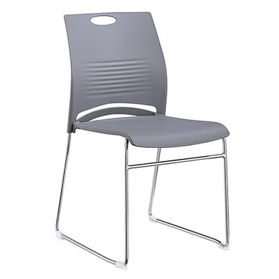 China Hot Selling Cheap Waiting Room Convertible Contracted Chair Training Chair White Shell Bargaining Chair for sale