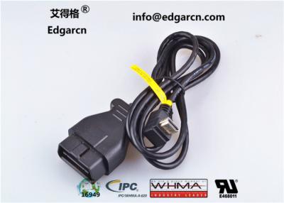 China 16-pins plug Automotive kabelboomsets, koperen auto diagnostische kabel Te koop