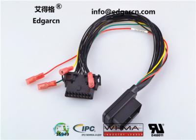 China J1962 Obd2 Conector Cable Obd Ii Cable de diagnóstico 16 Pin Macho a hembra en venta