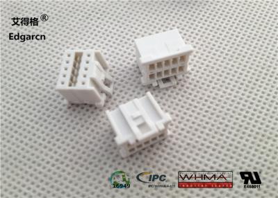 China 22awg - 28awg Molex 10-pins connector, witte aansluiting voor behuizingsbehuizing Te koop