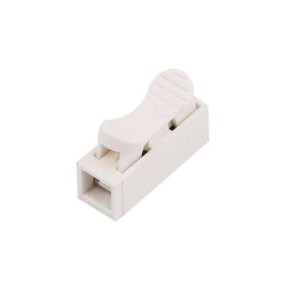 China CH2 2 polen druk Type 3 Pin Quick Connect Power Terminal Block LED Cable Crimp Connectors Terminals Te koop