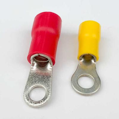 Cina RV Type Cold Pressed Pre Insulated Terminal Block Cable Crimp Connectors O-Shaped in vendita