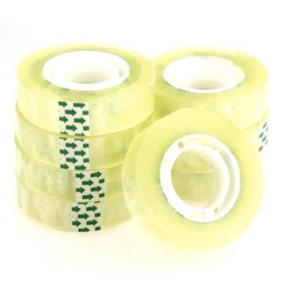 China Stationery Waterproof Clear Sticky Transparent Tape for sale