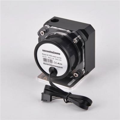 China High yield; Long duration ; Calm ; No Leaking SysCooling 1300L/H DC 12V Brushless Circulation Water Pump for sale