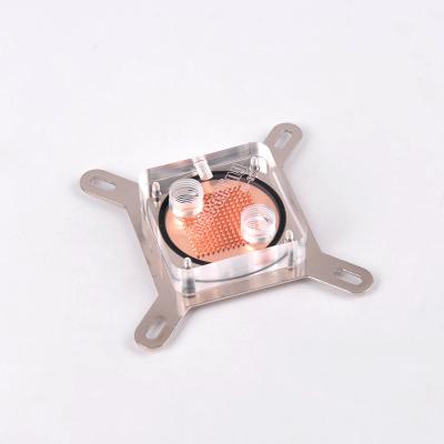 China Computer Case GPU Water Cooling Block Copper Base Waterblock Liquid Cooler for sale