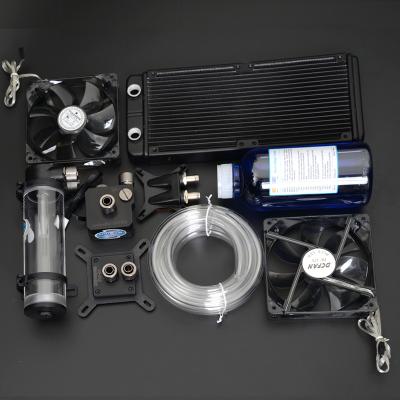 China Computer Case Syscooling Computer Cooling Cooling System Liquid Cooling Kit CPU GPU for sale