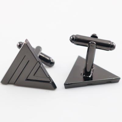 China Custom Triangular Cufflinks Mens Cufflinks New ALLOY Metal Couturier for sale