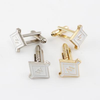 China ALLOY Wholesale Custom Design Your Own Cufflinks Mens and Womens Fashion Metal Buckle Cuffs for sale