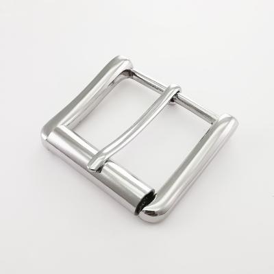 China MEN'S BELT BUCKLE 40 Mm Zinc Metal Pin Belt Buckle With Roller Tube Men's Metal Buckle Wholesale Custom for sale