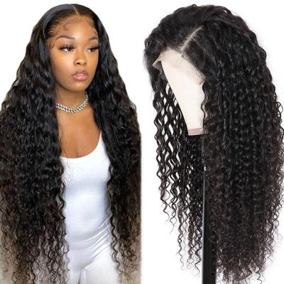 China Free Sample Silky Straight Afro Kinky Curly 13x4 Wave Wig Pre Plucked Peruvian Remy Lace Front Human Hair Lace Wigs 150% Density Wigs For Women for sale