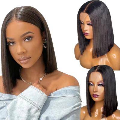 China Wholesale Brazilian Straight Lace Closure Wigs Wave 2X6 4X4 Lead Hair Silky Straight Closure Wigs for sale