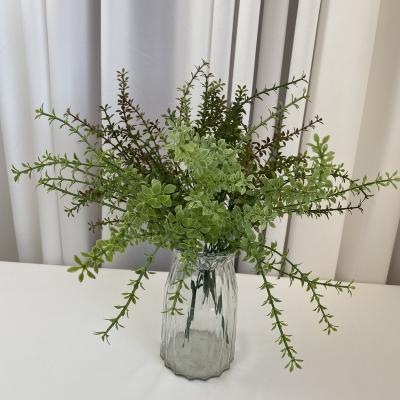 China Table Style Environmental Artificial Plants Style Living Room Bedroom Decoration Simulation Fresh Jasminum Nudiflorum Grass Plants for sale