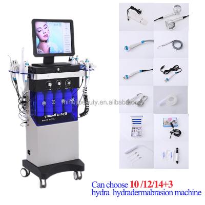 China Customizable Hydra Beauty Machine 14+3 For Face Lifting Acne Treatment for sale