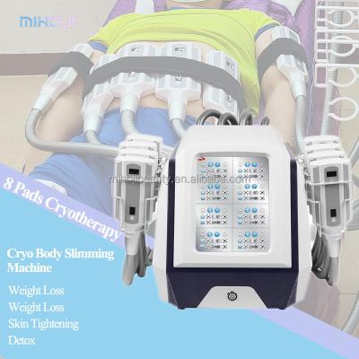 China 8 Handles Cryolipolysis Slimming Machine with 10.4 Inch LCD Display Screen for sale