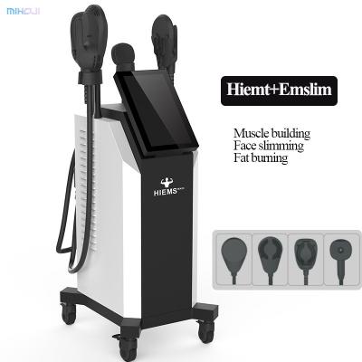 China 5 Handles Vertical Ems Muscle Stimulator Machine For Body Sculpting And Slimming for sale