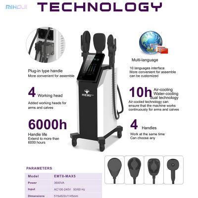 China Máquina de moldeado de cuerpo peface RF de larga duración 4 manijas de tipo enchufe en venta