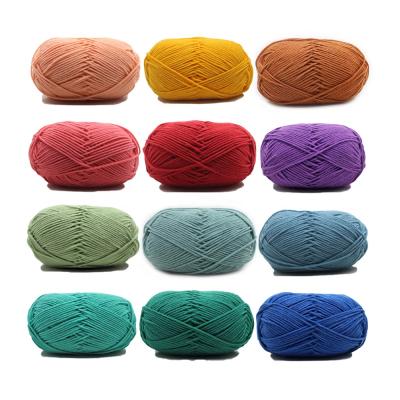 China Chunky Crochet Knitting Chenille Embroidery Multi Color Macrame Soft Anti-pilling Yarn Mixed Fancy Acrylic Yarn for sale