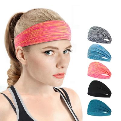 China Athletic Headband Basketball Sports Yoga Top Headband Elastic Fitness Anti-skid Unisex Cloth for sale