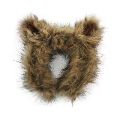 China Cosplay Costume Faux Fur Wolf Ear Headband for Halloween Cosplay Costumes for sale