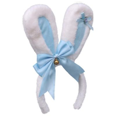 China Cosplay Party Decor Gothic Bunny Ears Headband Hair Band The Lolita Cosplay Cosplay Bunny Pet Rabbit Easter Ears Faux Fur Pretty for sale