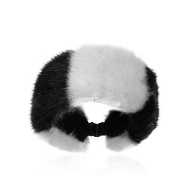 China New Design Faux Fur Headbands Headbands Ski Hat Winter Warm Elastic Earmuffs Winter Wrap Ear Warmers Outdoor Head Wraps For Women for sale