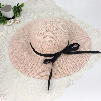 China Character New Product Straw Hats Ma' AM Leisure Travel Arc Straw Hat Outdoors On Vacation Sunscreen Sun Hat for sale