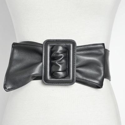 China Fashion PU Women Leather Belt WaistBelt for Formal or Casual Wear Dress Accessories Wast Belts B09-13.5 for sale