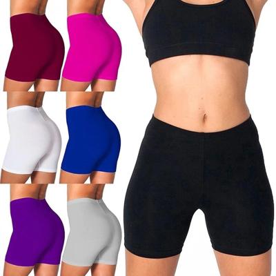 China Anti-Static Women Shorts Fitness Seamless Sports Short Leggings Summer Jogging Workout Female Shorts Skinny Elastic Lift Up Biker Shorts for sale