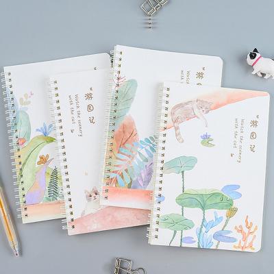 China Creative Student Cartoon Spiral Notebook Coil Book A5 Spiral Notebook Coil Notebook for sale