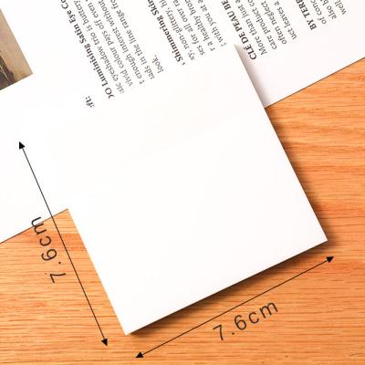 China 3x3 Inch Self Adhesive PEST Sticky Notes Waterproof Self Adhesive Bookmark 50 Sheets Clear Sticky Notes for sale