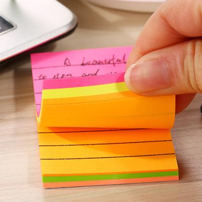 China Self Adhesive Self Adhesive Memo Pad Sticky Notes Pad Office Stationery Supplies Color Sticky Notes for sale