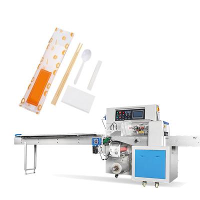 China Hot Full Automatic Food Sale maquina de embalagem Packing Machine Baguette Horizontal Wrapping Packing Machine for sale