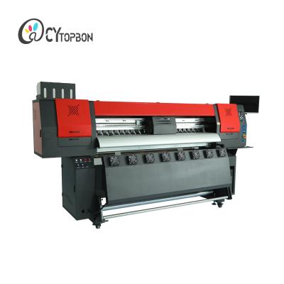 China Polyester/spandex/acrylic/dye sublimation printer fast speed 350m2/H 8head vinylon/rayon 1.9m for sale