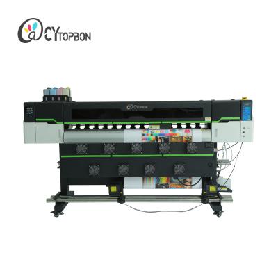 China sublimation paper/cable banner/polyester/spandex/acrylic/vinylon/rayon fast speed 120m2/H ecosolvent printer with 4 EPSON i3200-E1 heads for sale