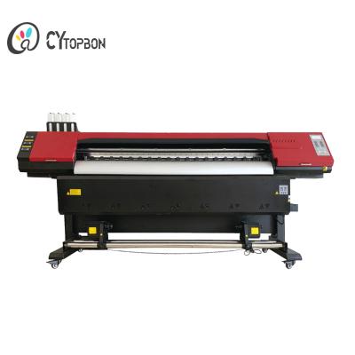 China Large format 2.5m dx5 double head dx5 double door advertising materials inkjetprinters eco solvent printer for sale