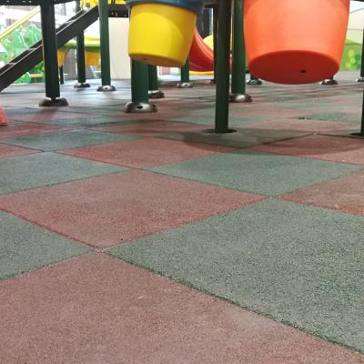 Китай Garden Round Synthetic EPDM Gymnasium Playground Click-lock Point Mat High Density Outdoor Interlocking Rubber Tiles продается