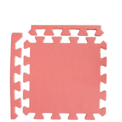 China Toy EVA Foam DIY Soft Puzzle Mat Long Hair Villi Shaggy Carpet Mat Plush Soft Area Rug Kids Baby Play Mats for sale