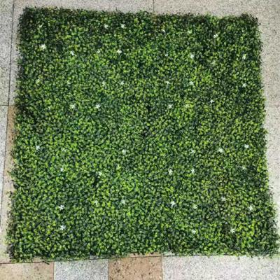 China Milan CREATIVE artificial grass decoration background home garden lawn wall green plant flower outdoor wall for sale