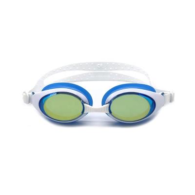 China Durable Silicone Waterproof Easy Adjust Anti Fog Swimming Goggles for sale