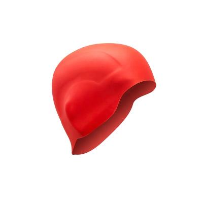 China Professional Flag Swim Cap Competition Country Flag Swim Caps Waterproof Silicone Swim Caps for sale