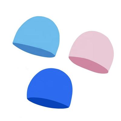 China High Quality Eco-friendly Waterproof Durable Silicone Seamless Swim Caps For Men Women Regular Adult Comfortable Swimming Caps for sale