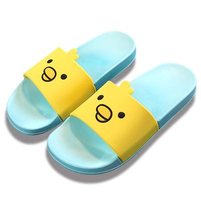 China Custom Logo Slide Sandals Women Plain Fashion Cartoon Flat Ladies Slippers for sale