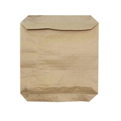 China Safety Wholesale Kraft Paper Flat Bottom Valve Bag Bags For Tile Mastic Mortar Packing Adhesive Charcoal for sale