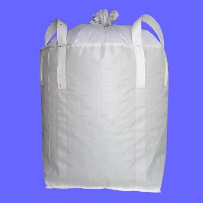 China wholesales big sack recyclable cheap super fibc sack 1 ton jumbo sack for sand, building material, chemical, fertilizer, flour for sale