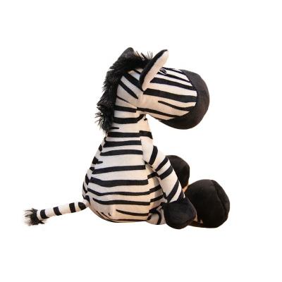 China Zebra Doll Viable Kids Stuffed Plush Toy Birthday Christmas Gift Boy and Girls for sale