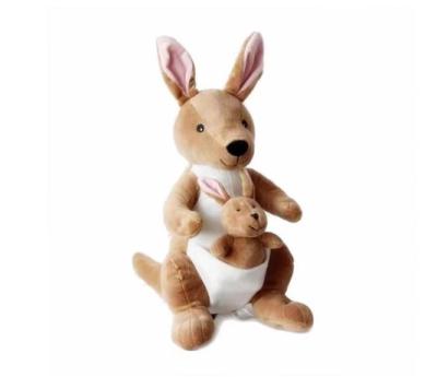 China Plush Toy Mother And Kid Kangaroo Baby Toys Promotional Gifts Stuffed Dolls for sale