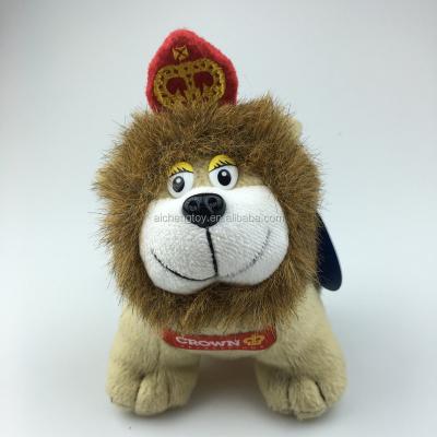 China Lovely 15cm Plush Stuffed Animal Lion Toys /plush lion toy with T-shirt for sale