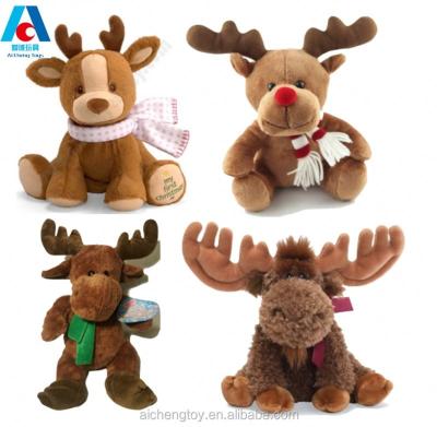 China Good Quality Popular Design Plush Stuffed Plush Deer Deer Toys Soft Animal Toys for sale